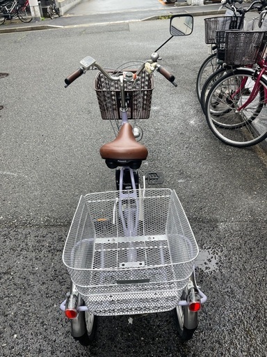 Panasonic 電動アシスト三輪自転車 ラベンダー 高齢者おすすめモデル 