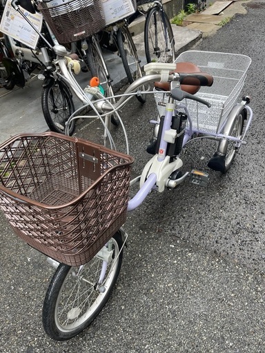 Panasonic 電動アシスト三輪自転車 ラベンダー 高齢者おすすめモデル 
