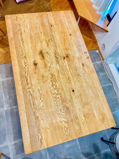 【値下げしました】KORON TABLE ダイニングテーブル(幅1500×奥860×高700mm)