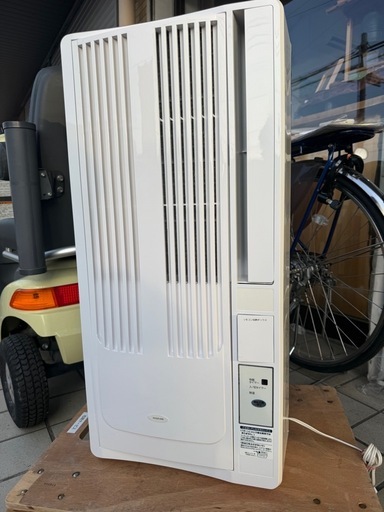 KOIZUMI コイズミ KAW-1622 窓用エアコン ウインドエアコン 7畳 冷房専用 2022年製 リモコン枠付き 0524-0