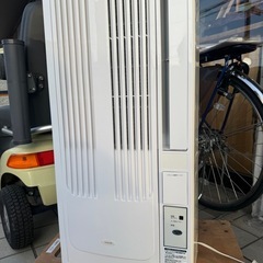 KOIZUMI コイズミ KAW-1622 窓用エアコン ウインドエアコン 7畳 冷房専用 2022年製 リモコン枠付き 0524-09の画像