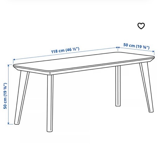IKEA LISABO  リーサボー ソファーテーブル