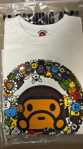 新品A BATHING APE キッズTシャツ