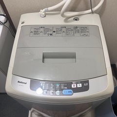 全自動洗濯機 National 6.0kg (NA-F60PX2)の画像