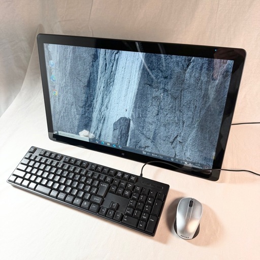 【21.5インチ超大画面】バッテリー内蔵タブレットPC DeskPad（タッチパネル/Windows10）お店の電子看板や動画専用に！
