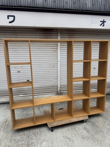 無印　スタッキングシェルフ　オーク