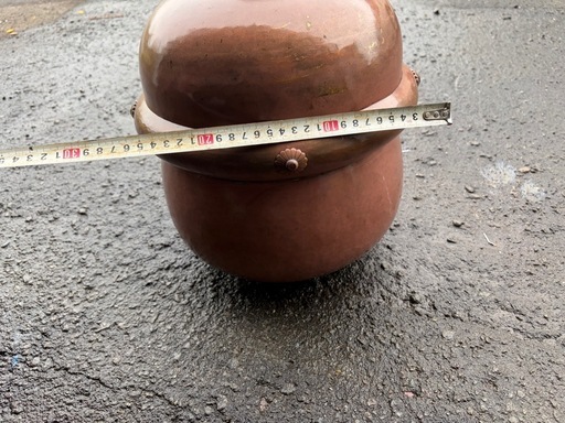 神社の鈴 横幅24cm（8寸）2枚 真鍮製 