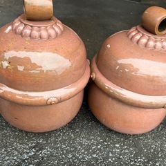 神社の鈴 横幅24cm（8寸）2枚 真鍮製 の画像
