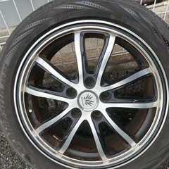 普通車にどうぞ！タイヤ4本ホイール付きの画像