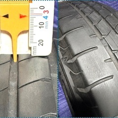 ③155/65R14中古ブリヂストンタイヤ1本とバルブ付きの画像