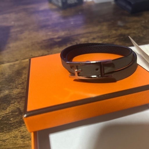 HERMESエルメス HERMES エルメス ケリー ドゥブルトゥール レザーベルトブレスレット