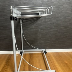 スラックスハンガーラック 約 奥行40cm キャスター付き LET300229の画像
