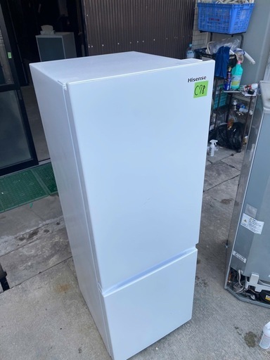 NO C78?福岡市内配送設置無料✨?ハイセンス 冷蔵庫 幅49cm 175L 一人暮らし スリム 大容量冷蔵室122L 静音 右開き