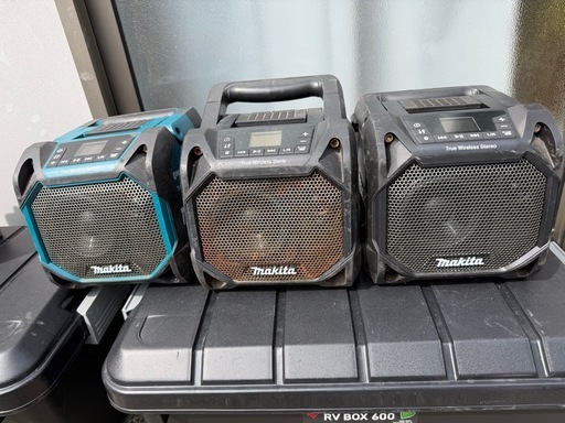 マキタ　Bluetoothスピーカー　本体３台 mr-203 不具合無
