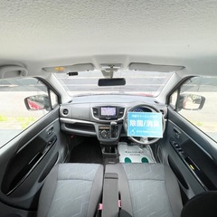 安心の総額表示！車検満たん★マツダフレアカスタムハイブリッドHS禁煙車レーダーブレーキサポートTVナビ！シートヒーター★プッシュスタート純正アルミホイールの画像
