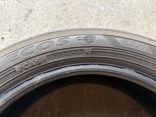2025年製　YOKOHAMA ECOS 165/55R15 2本 軽自動車のインチアップに