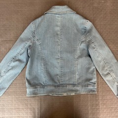 ライトブルーデニムライダージャケットの画像