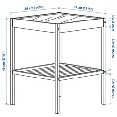 西武新宿線＆
池袋線沿線で受取相談可！IKEA サイドテーブル の画像