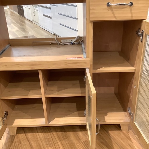 【トレファク神戸南店】★値下げしました　レンジボード（ハガレ・使用感有）【取りに来られる方限定】