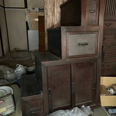 骨董和箪笥、階段箪笥セットの画像
