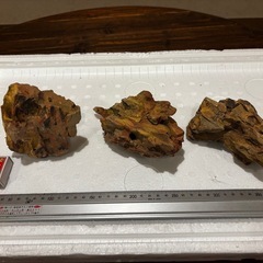【陽火石 大小5個セット】 アクアリウム・テラリウム・爬虫類レイアウトにどうぞ！ の画像