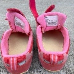 アシックス キッズスニーカー 14.5cm ピンクの画像