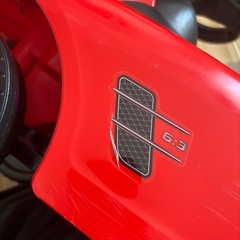 子ども用　室内乗り　車　メルセデスベンツ　赤の画像