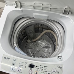 ハイアール2017年製　全自動洗濯機の画像