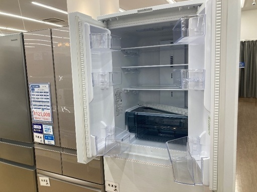 【トレファク イオンモール常滑店】6ドア冷蔵庫 SHARP SJ-MF46J-W 2022年製をご紹介！