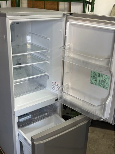 格安掲載！ 三菱 2ドア冷蔵庫 146L 2018年製 シルバー MR-P15C 札幌市白石区 倉庫保管 B551