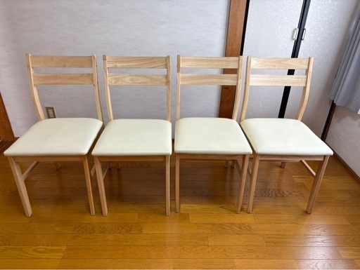 【お取引中】ダイニングチェア　4脚セット