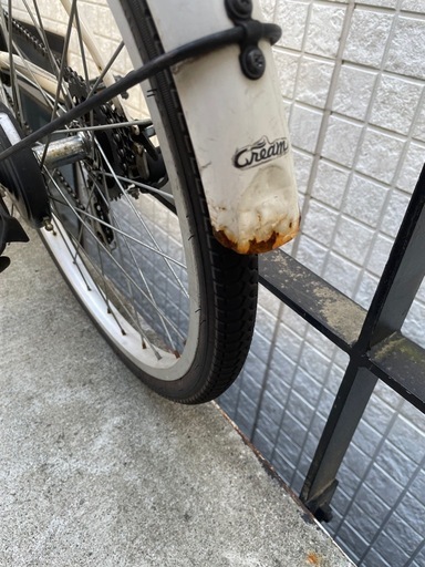 近隣の方配送無料 サイクルベースあさひ Cream Mini 20インチ 6段変速 スマホホルダー付