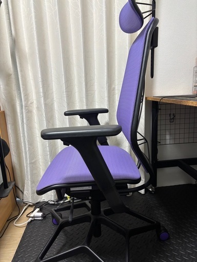 【大分市直接取引】スティルスペルIKEA STYRSPEL ゲーミングチェア 紫