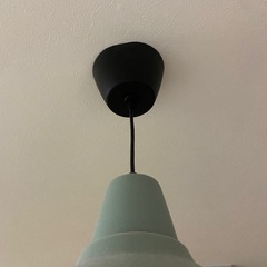 【美品】IKEAグリーン ペンダントライト 照明の画像