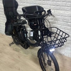 🌸美品🌸送料込🌈大容量8.7Ah YAMAHA✨パスバビー 子供乗せ電動自転車ブラック25の画像