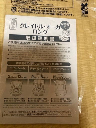 【商談中】チャイルドシート　2セット