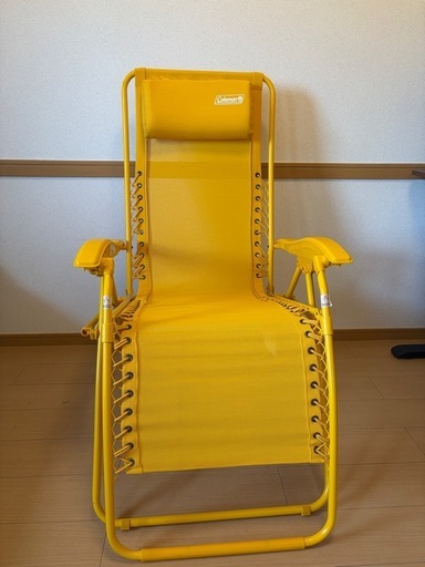 Coleman インフィニティチェア　イエロー Coleman インフィニティチェア イエロー 3,000円 早い者勝ち｜北谷町