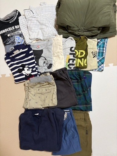 男の子16着130.140.150 夏服冬服 (ひい) 博多のキッズ用品《子供服》の