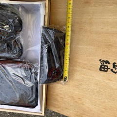大島紬　財布　バッグ　草履セットの画像