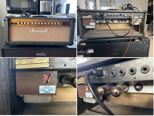 Marshall JTM60 真空管アンプ + Workhorse by visualsound WHS-J ギタースピーカー　ギター