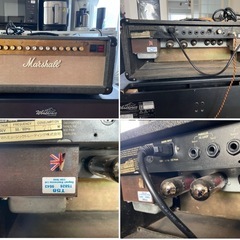 Marshall JTM60 真空管アンプ + Workhorse by visualsound WHS-J ギタースピーカー　ギター、ベースそれぞれ繋げて音が出るのを確認できています！一緒の購入でお願いします。の画像