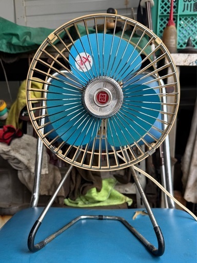 ナショナルF-20A1M 卓上扇風機20cm 3枚羽100v昭和レトロ時代物
