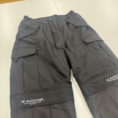 【Lサイズ】KADOYA 保温ライナー付 パンツ　　カドヤの画像