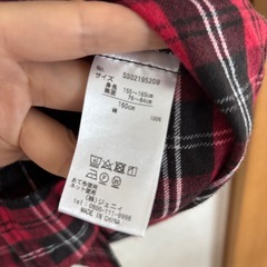 【Mサイズ】GU　ワイドパンツ　ガウチョパンツ　エンジの画像