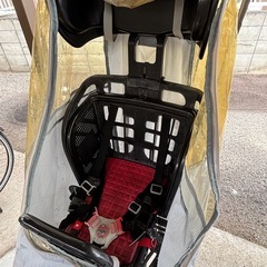 （決まりました）自転車 幼児後ろ乗り 雨具カバーセットの画像