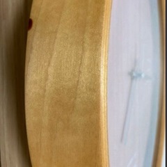 壁掛け時計 木製の画像