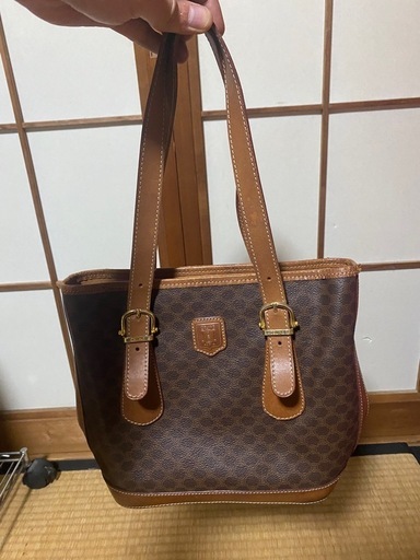 【ヴィンテージオールド】CELINE トートバッグ マカダム トリオンフ