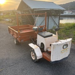 実働、希少レトロ農機・ノザワ乗用型四輪駆動車運搬車の画像