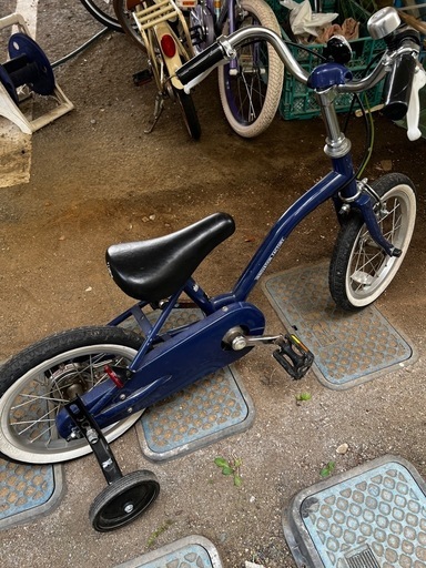 子ども用自転車14インチ 補助輪付き ネイビー (うに) 権堂のその他の