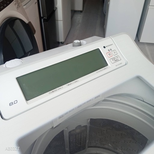 B5e9A9 送料設置無料  Panasonic エコナビ搭載　洗濯機　8kg
